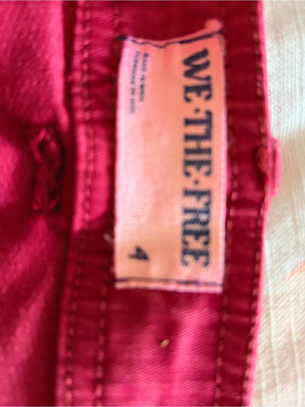 We the Free Women's Magenta Jeans - Picture 4 of 4